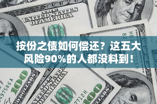 北京按份之债如何偿还？这五大风险90%的人都没料到！