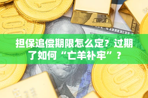 北京担保追偿期限怎么定？过期了如何“亡羊补牢”？