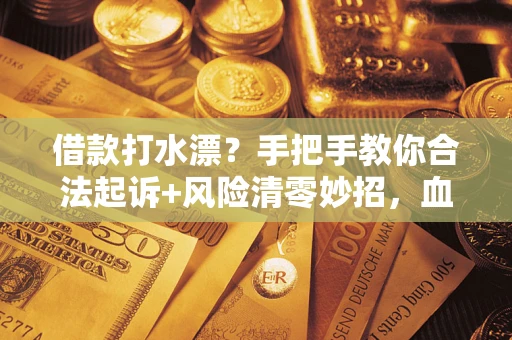 北京借款打水漂？手把手教你合法起诉+风险清零妙招，血泪教训换来的干货！