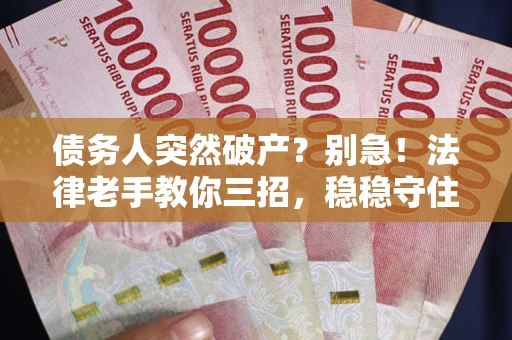 北京债务人突然破产？别急！法律老手教你三招，稳稳守住血汗钱