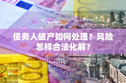 北京债务人破产如何处理？风险怎样合法化解？