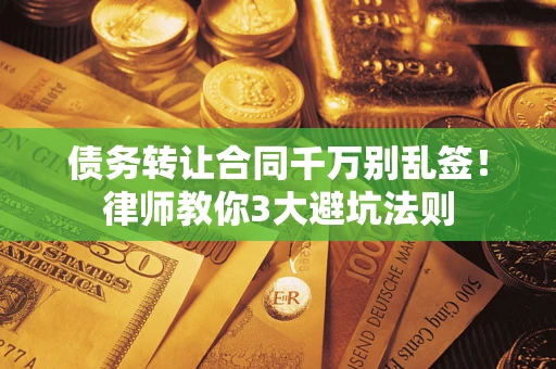 北京债务转让合同千万别乱签！律师教你3大避坑法则