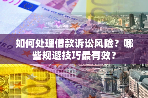 北京如何处理借款诉讼风险？哪些规避技巧最有效？