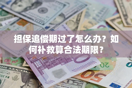 北京担保追偿期过了怎么办？如何补救算合法期限？