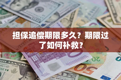 北京担保追偿期限多久？期限过了如何补救？
